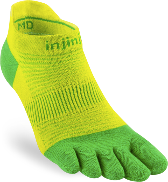 Injinji - Run Lightweight No-Show Tåstrumpor Unisex Clover